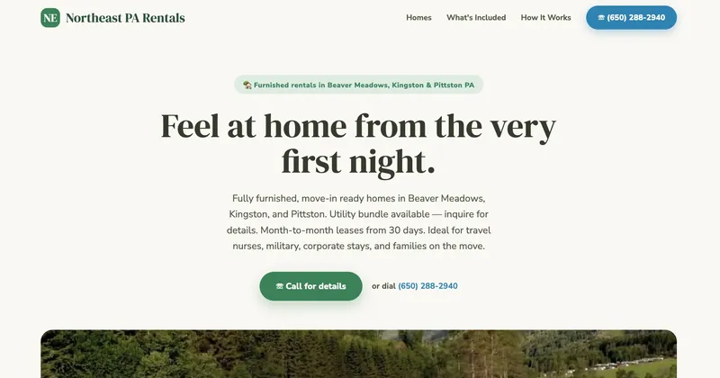 nepacozyrentals.com screenshot